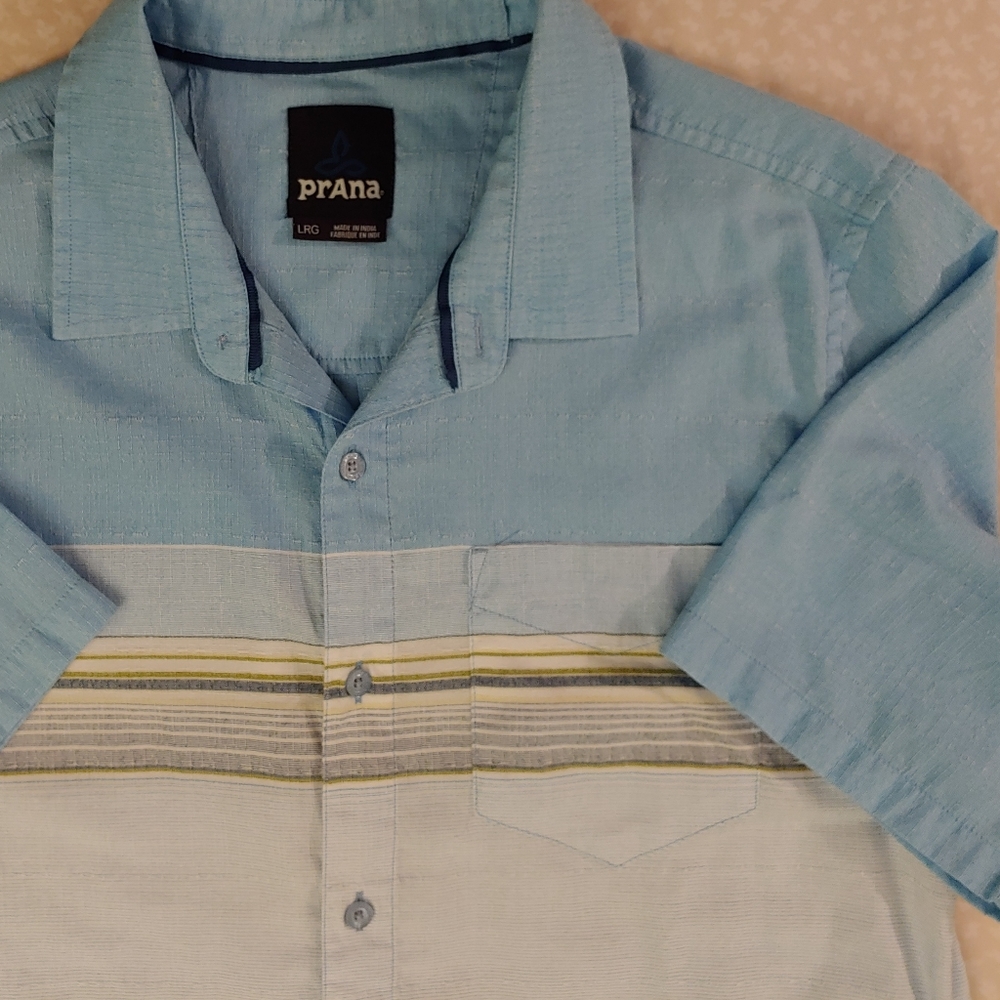 Prana Breathe Button Short Sleeve Shirt